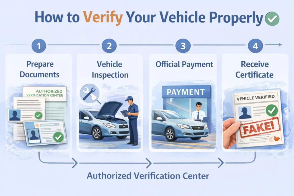 Verify Your Vehicle Properly